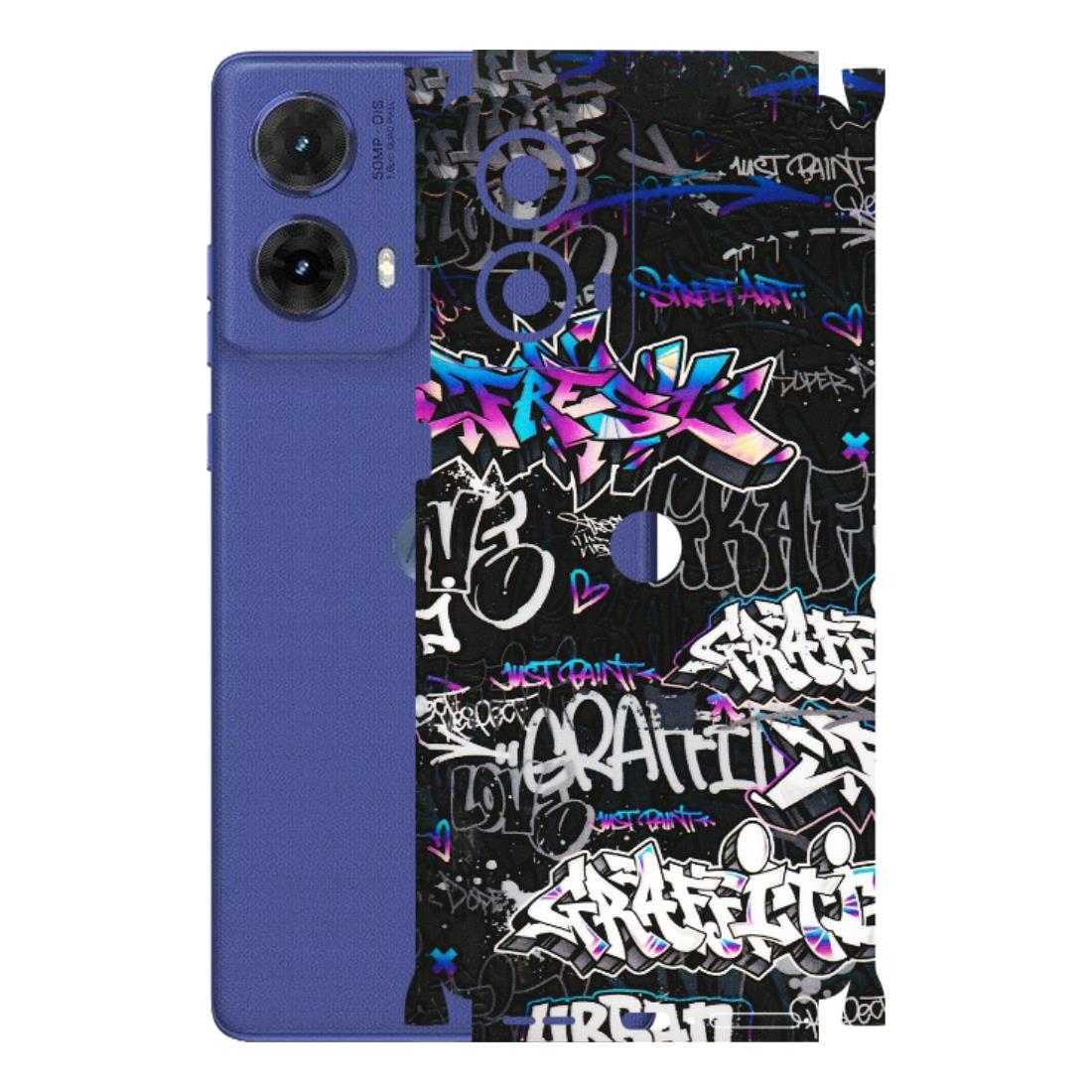 Motorola Phone Skins (All Models) - Graffiti Killer - 3D Embossed Finish (L-274) Motorola G85 (5G)