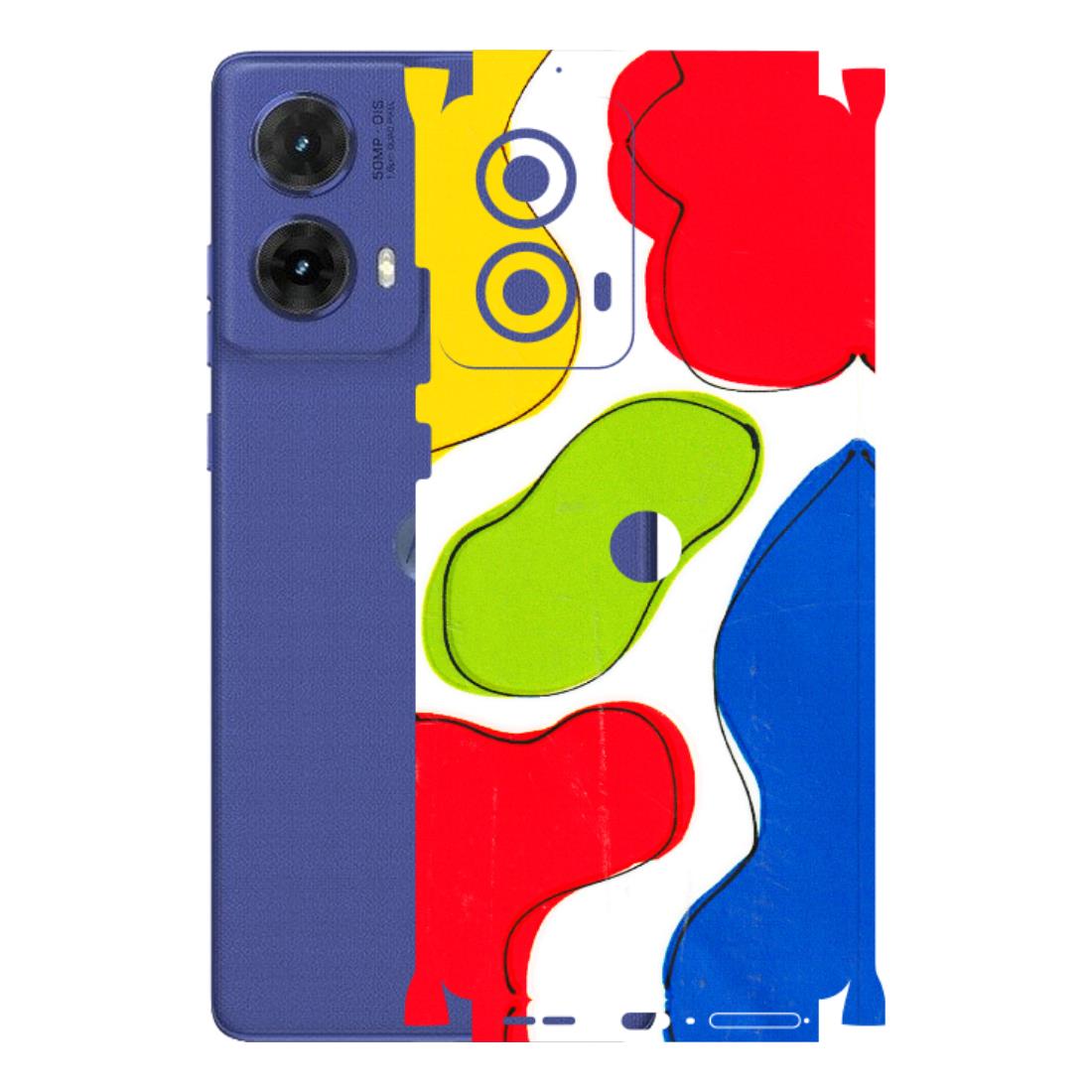 Motorola Phone Skins (All Models) - RGB Colour Paint - 3D Embossed Finish (L-284) Motorola G85 (5G)