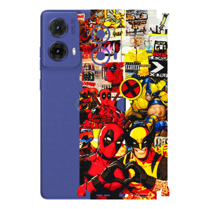Motorola Phone Skins (All Models) - Spidy Wolverine - 3D Embossed Finish (L-310) Motorola G85 (5G)