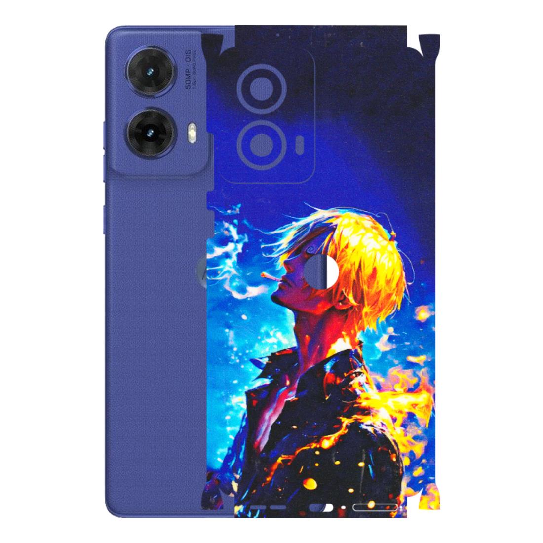 Motorola Phone Skins (All Models) - Sanji Vinsmoke One Piece - 3D Embossed Finish (L-319) Motorola G85 (5G)