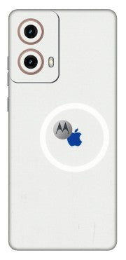 Motorola Phone Skins (All Models) - iPhone Magsafe Logo - 3D Embossed Finish (L-320) Motorola G85 (5G)