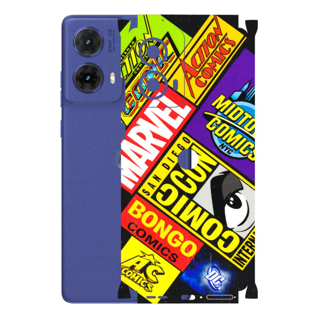 Motorola Phone Skins (All Models) - Bongo Comic Con - 3D Embossed Finish (L-325) Motorola G85 (5G)