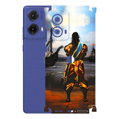 Motorola Phone Skins (All Models) - Heavenly God Figure - 3D Embossed Finish (L-34) Motorola G85 (5G)