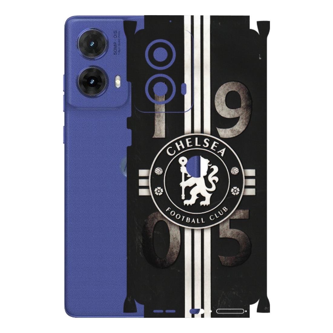 Motorola Phone Skins (All Models) - Chelsea Fan Club - 3D Embossed Finish (L-36) Motorola G85 (5G)
