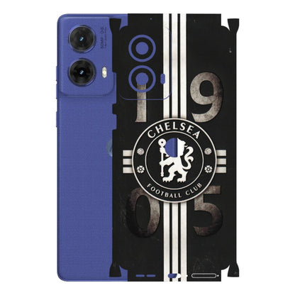 Motorola Phone Skins (All Models) - Chelsea Fan Club - 3D Embossed Finish (L-36) Motorola G85 (5G)