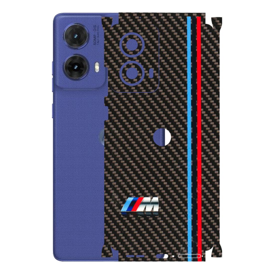 Motorola Phone Skins (All Models) - BM Carbon Fiber Feels - 3D Embossed Finish (L-38) Motorola G85 (5G)