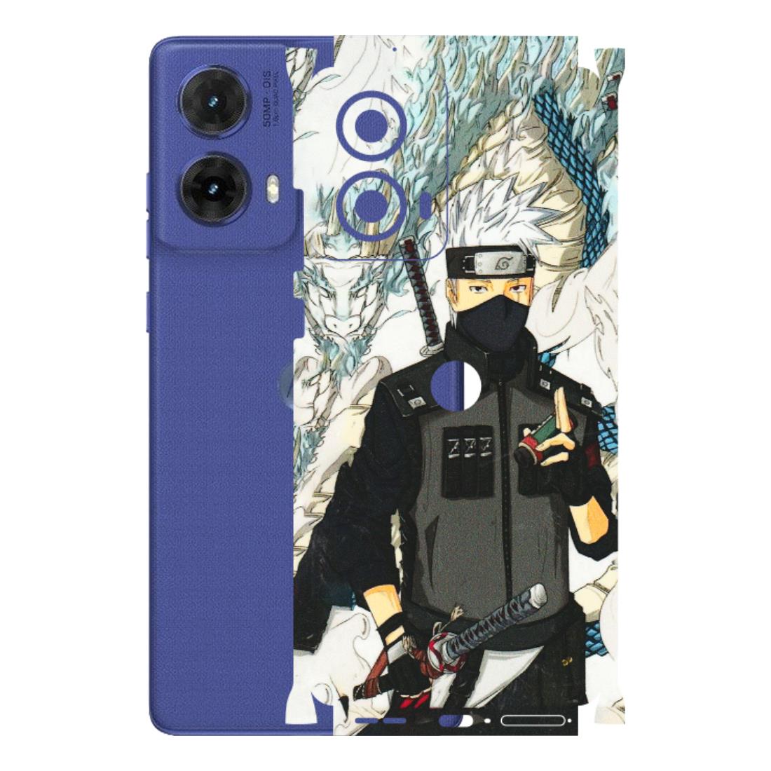 Motorola Phone Skins (All Models) - Kakashi Hatake Naruto Anime - 3D Embossed Finish (L-46) Motorola G85 (5G)