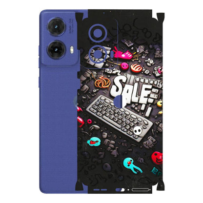 Motorola Phone Skins (All Models) - Gadgets Sale - 3D Embossed Finish (L-50) Motorola G85 (5G)
