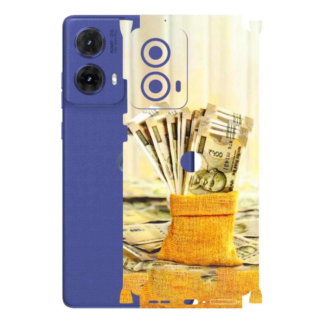 Motorola Phone Skins (All Models) - Show Me The Money - 3D Embossed Finish (L-52) Motorola G85 (5G)