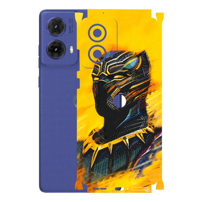 Motorola Phone Skins (All Models) - Yellow Panther - 3D Embossed Finish (L-54) Motorola G85 (5G)