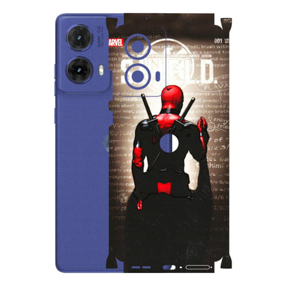Motorola Phone Skins (All Models) - Deadpool - 3D Embossed Finish (L-56) Motorola G85 (5G)