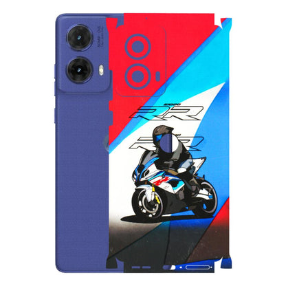 Motorola Phone Skins (All Models) - Bikers Love - 3D Embossed Finish (L-58) Motorola G85 (5G)