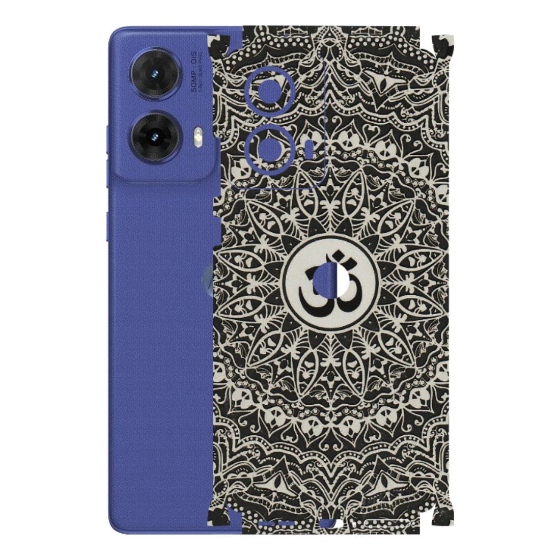Motorola Phone Skins (All Models) - Aum Elegant Mandala - 3D Embossed Finish (L-62) Motorola G85 (5G)