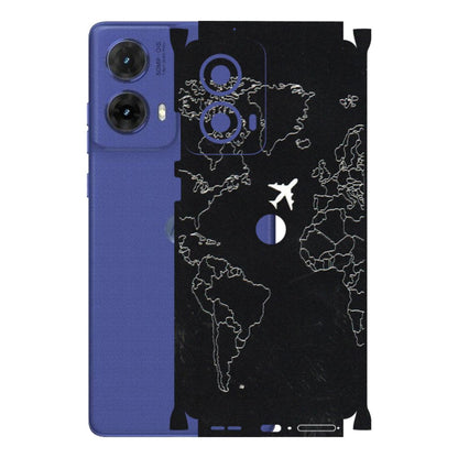 Motorola Phone Skins (All Models) - Never Ending Travel - 3D Embossed Finish (L-79) Motorola G85 (5G)
