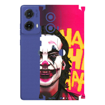 Motorola Phone Skins (All Models) - Joker Evil Laugh - 3D Embossed Finish (L-97) Motorola G85 (5G)