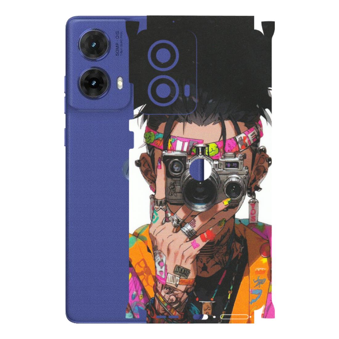 Motorola Phone Skins (All Models) - Camera Lover Girl - Matte Finish (M-09) Motorola G85 (5G)