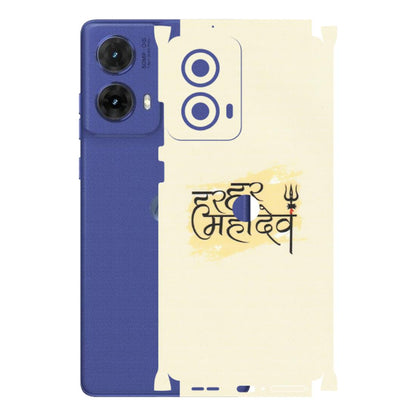 Motorola Phone Skins (All Models) - Har Har Mahadev - Matte Finish (M-10) Motorola G85 (5G)