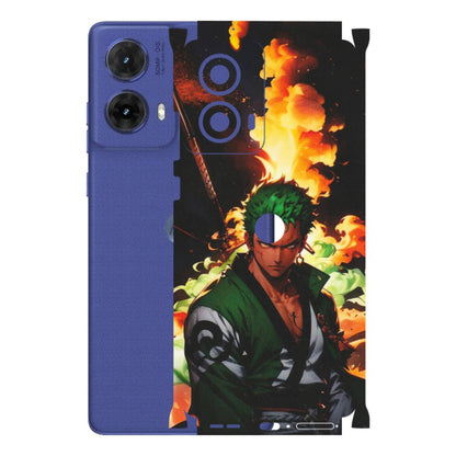 Motorola Phone Skins (All Models) - Roronoa Zoro - Matte Finish (M-102) Motorola G85 (5G)