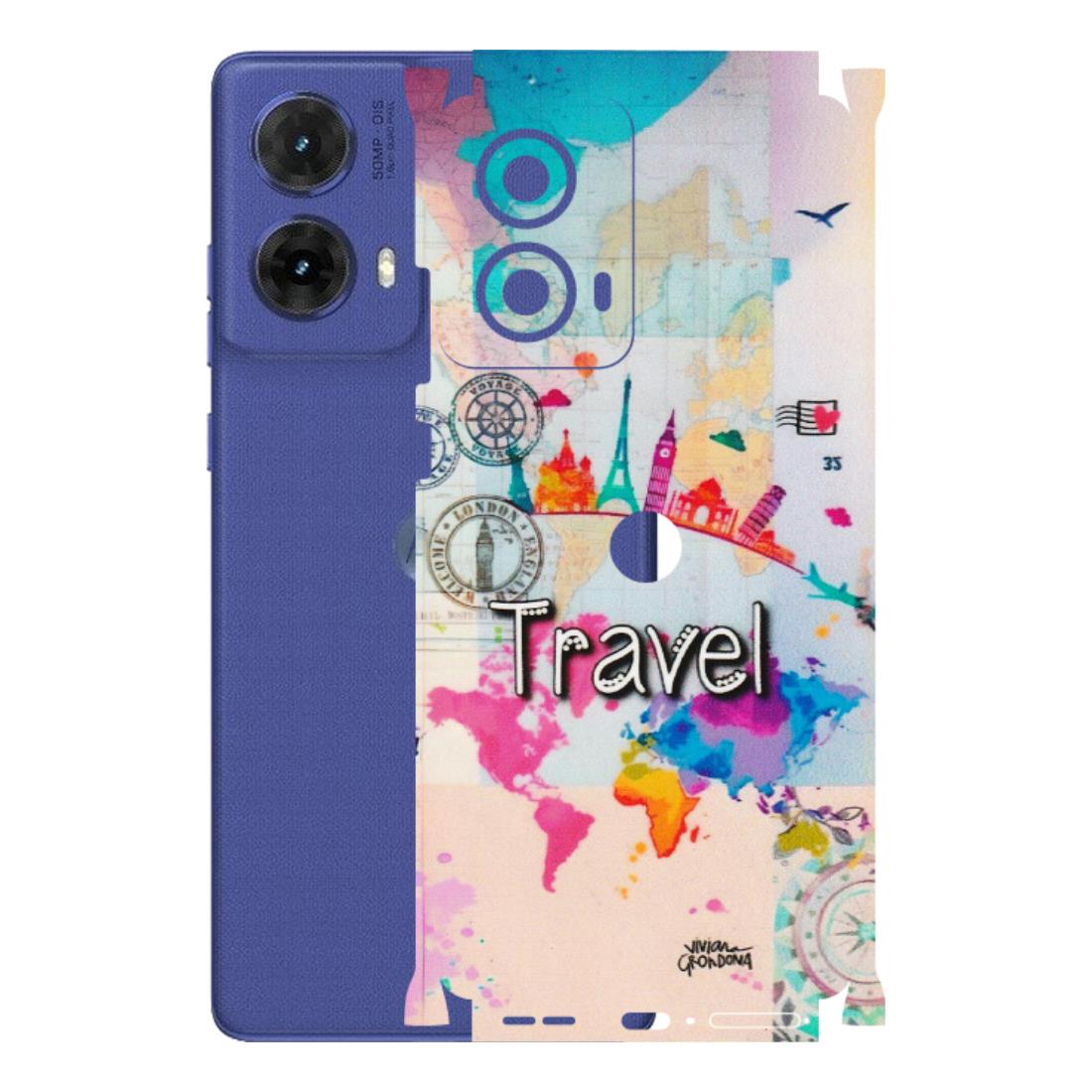 Motorola Phone Skins (All Models) - Travel The Wonders - Matte Finish (M-108) Motorola G85 (5G)