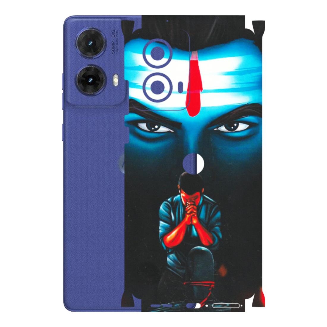 Motorola Phone Skins (All Models) - Mahakal Bhakt - Matte Finish (M-112) Motorola G85 (5G)