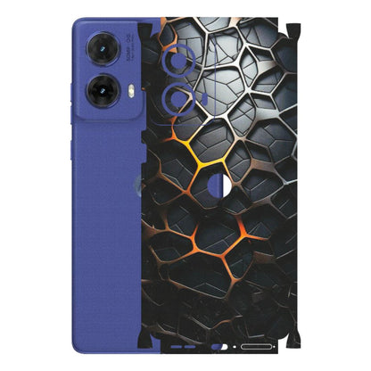 Motorola Phone Skins (All Models) - New Abstract Graphite Tiles - Matte Finish (M-130) Motorola G85 (5G)