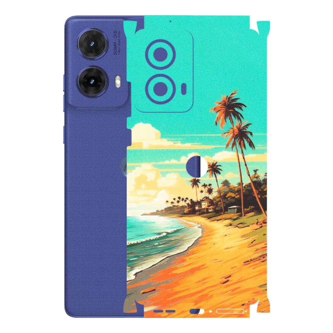 Motorola Phone Skins (All Models) - Miami Beach - Matte Finish (M-136) Motorola G85 (5G)