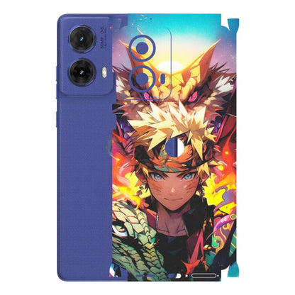 Motorola Phone Skins (All Models) - Angry Naruto Anime - Matte Finish (M-148) Motorola G85 (5G)