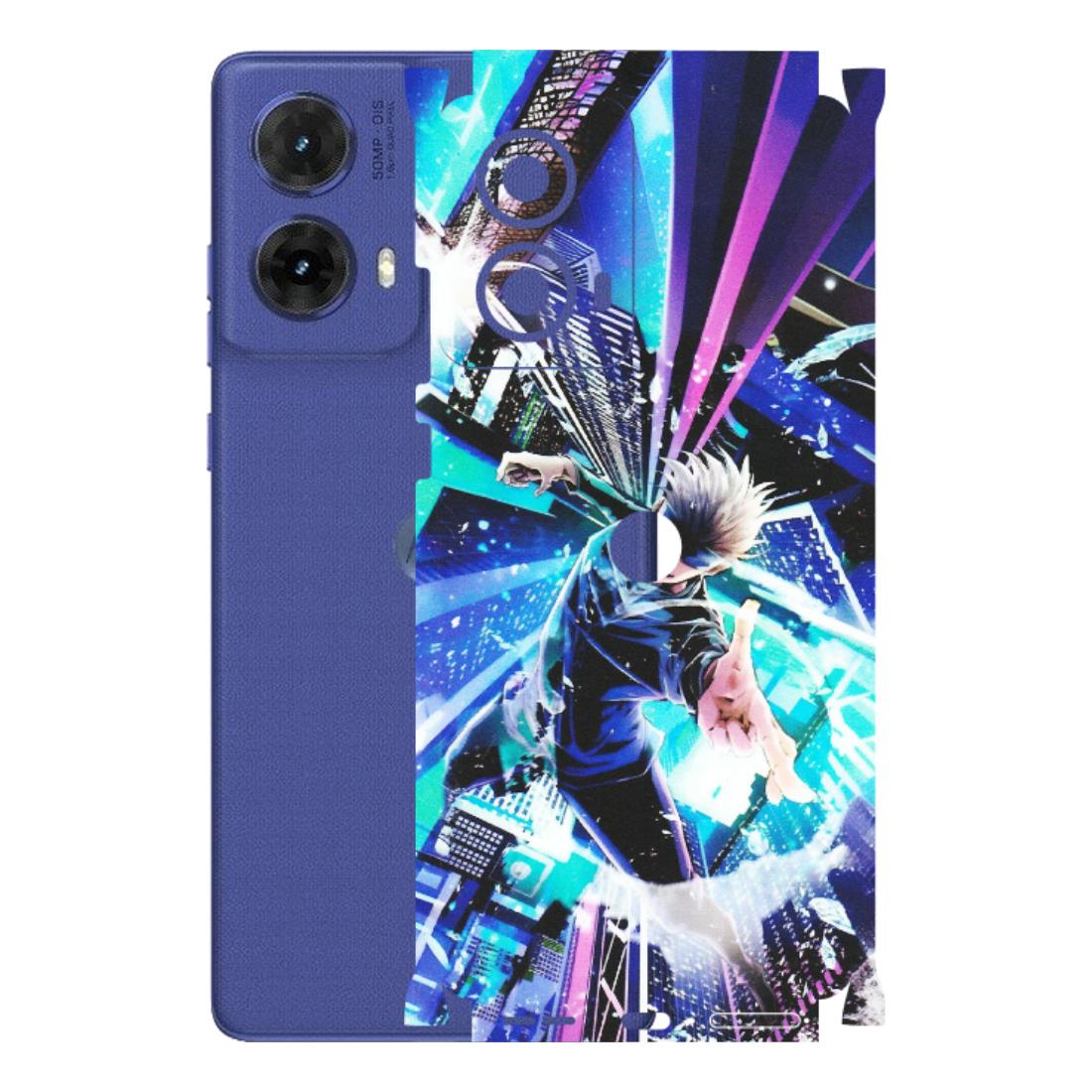 Motorola Phone Skins (All Models) - Manga Action Jujustu Kaisen Anime - Matte Finish (M-155) Motorola G85 (5G)