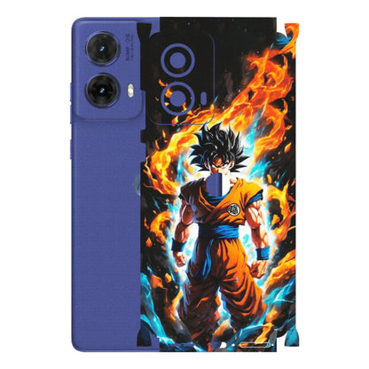 Motorola Phone Skins (All Models) - Goku Transformation Anime - Matte Finish (M-159) Motorola G85 (5G)