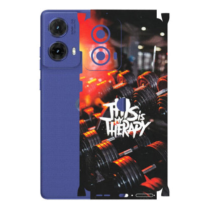 Motorola Phone Skins (All Models) - GYM Lover Therapy - Matte Finish (M-160) Motorola G85 (5G)