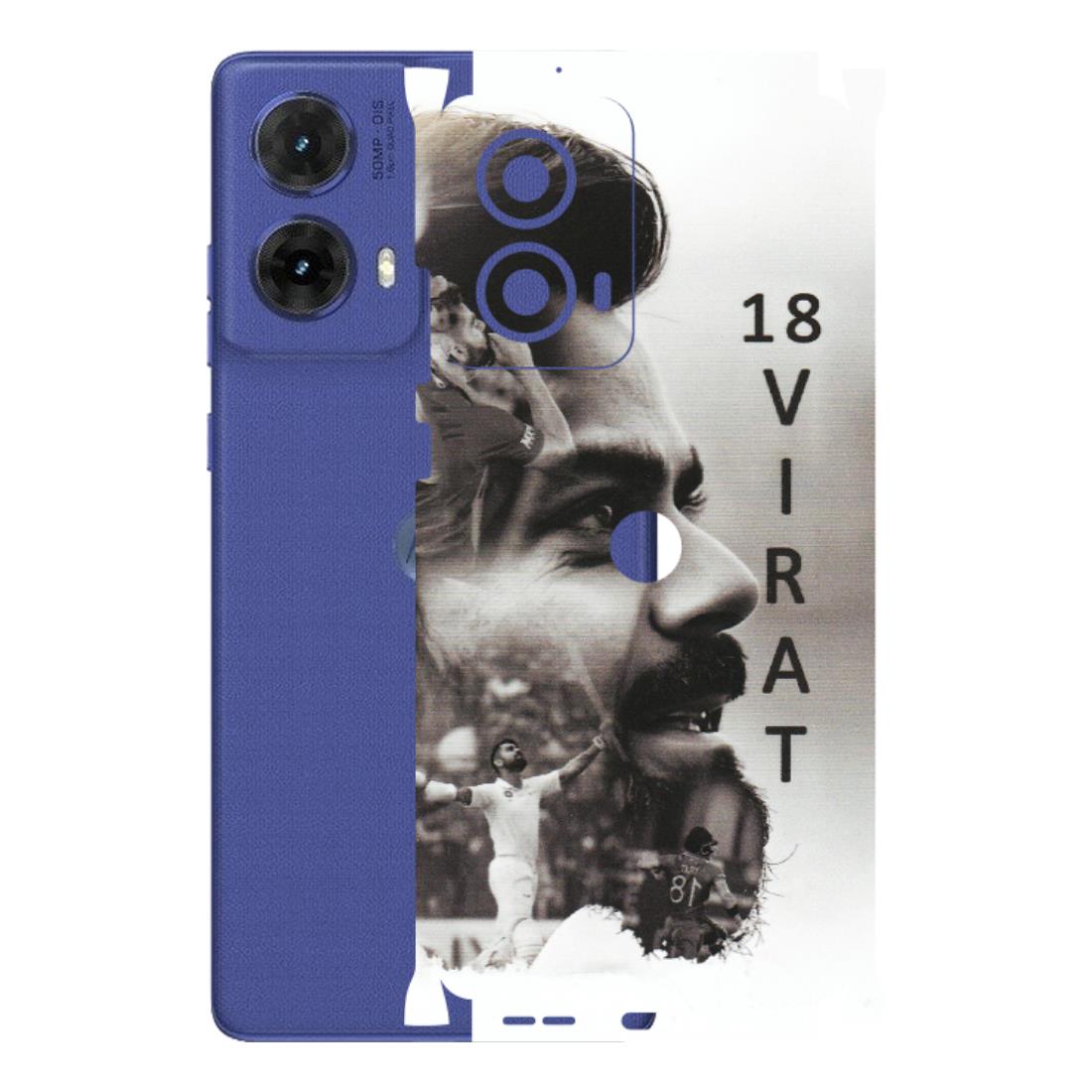 Motorola Phone Skins (All Models) - Virat Kohli Cricketer - Matte Finish (M-163) Motorola G85 (5G)