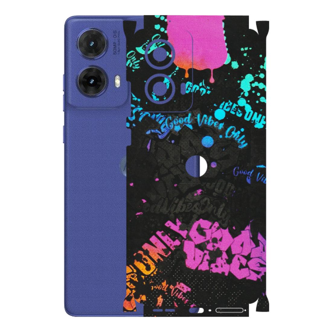 Motorola Phone Skins (All Models) - Majestic Black Vibes - Matte Finish (M-62) Motorola G85 (5G)