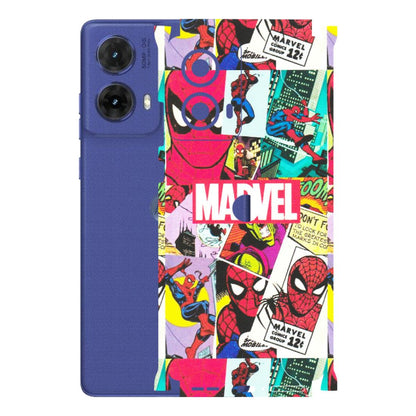 Motorola Phone Skins (All Models) - Marvel Comic Spiderman Grafitti - Matte Finish (M-72) Motorola G85 (5G)