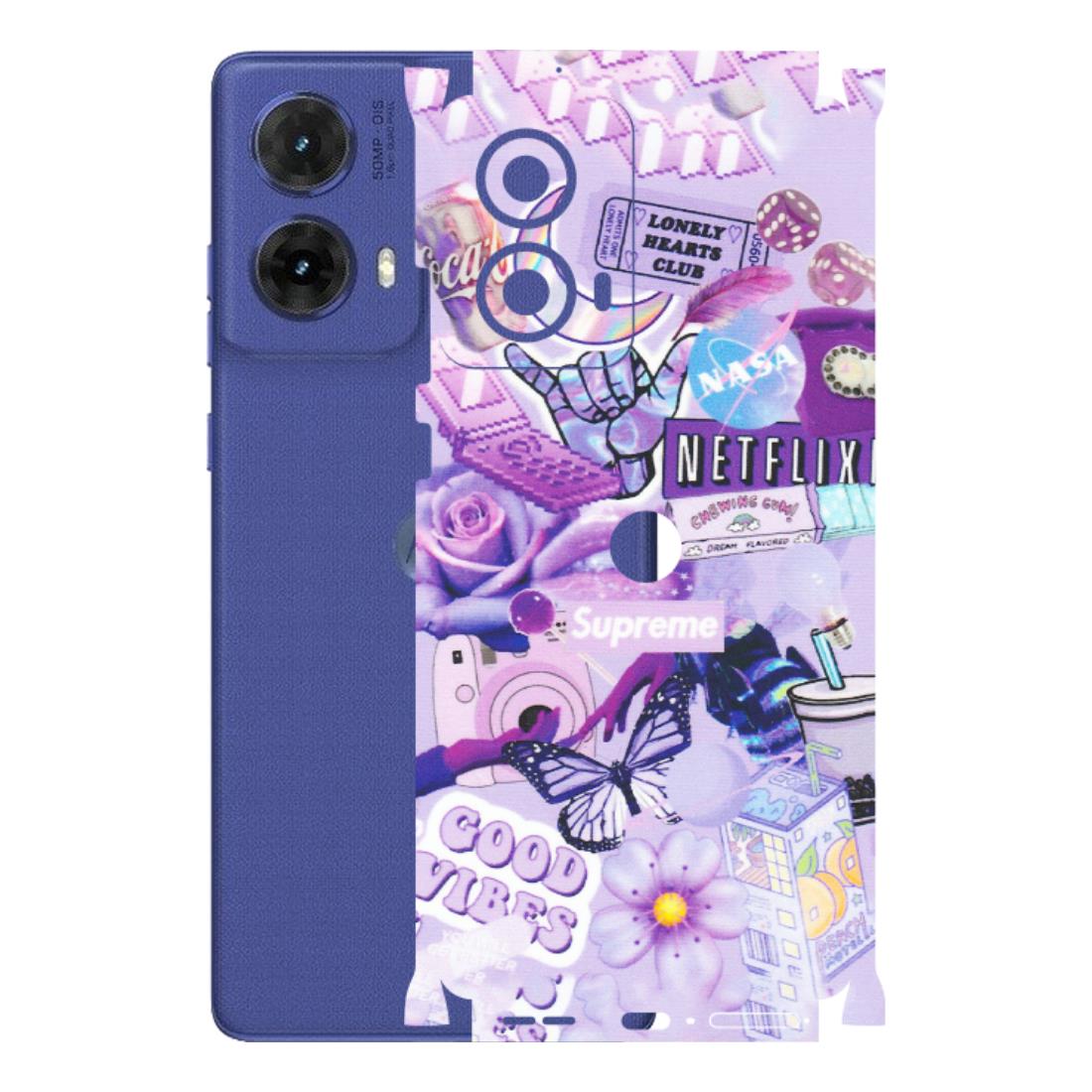 Motorola Phone Skins (All Models) - Supreme Purple Magic - Matte Finish (M-88) Motorola G85 (5G)