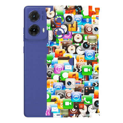 Motorola Phone Skins (All Models) - All Apple Icons - Matte Finish (M-93) Motorola G85 (5G)