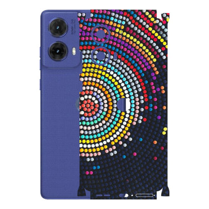 Motorola Phone Skins (All Models) - Rainbow Dot Mandala - Matte Finish (M-97) Motorola G85 (5G)