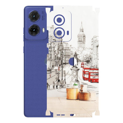 Motorola Phone Skins (All Models) - London Street - Transparent Finish (T-02) Motorola G85 (5G)