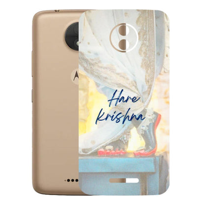 Motorola Phone Skins (All Models) - Hare Krishna - 3D Embossed Finish (L-03) Motorola Moto C
