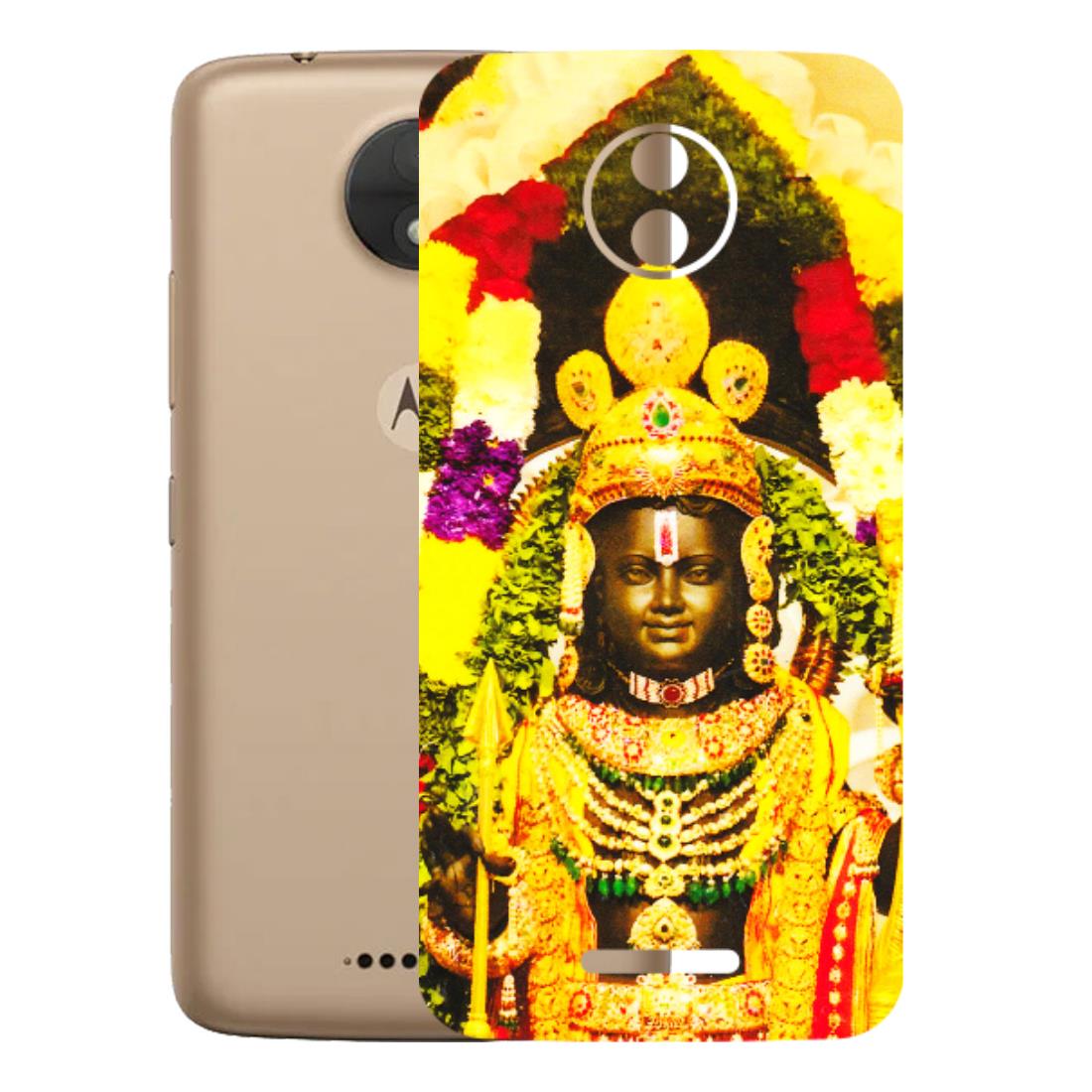 Motorola Phone Skins (All Models) - Ram Lalla Ayodhya - 3D Embossed Finish (L-103) Motorola Moto C