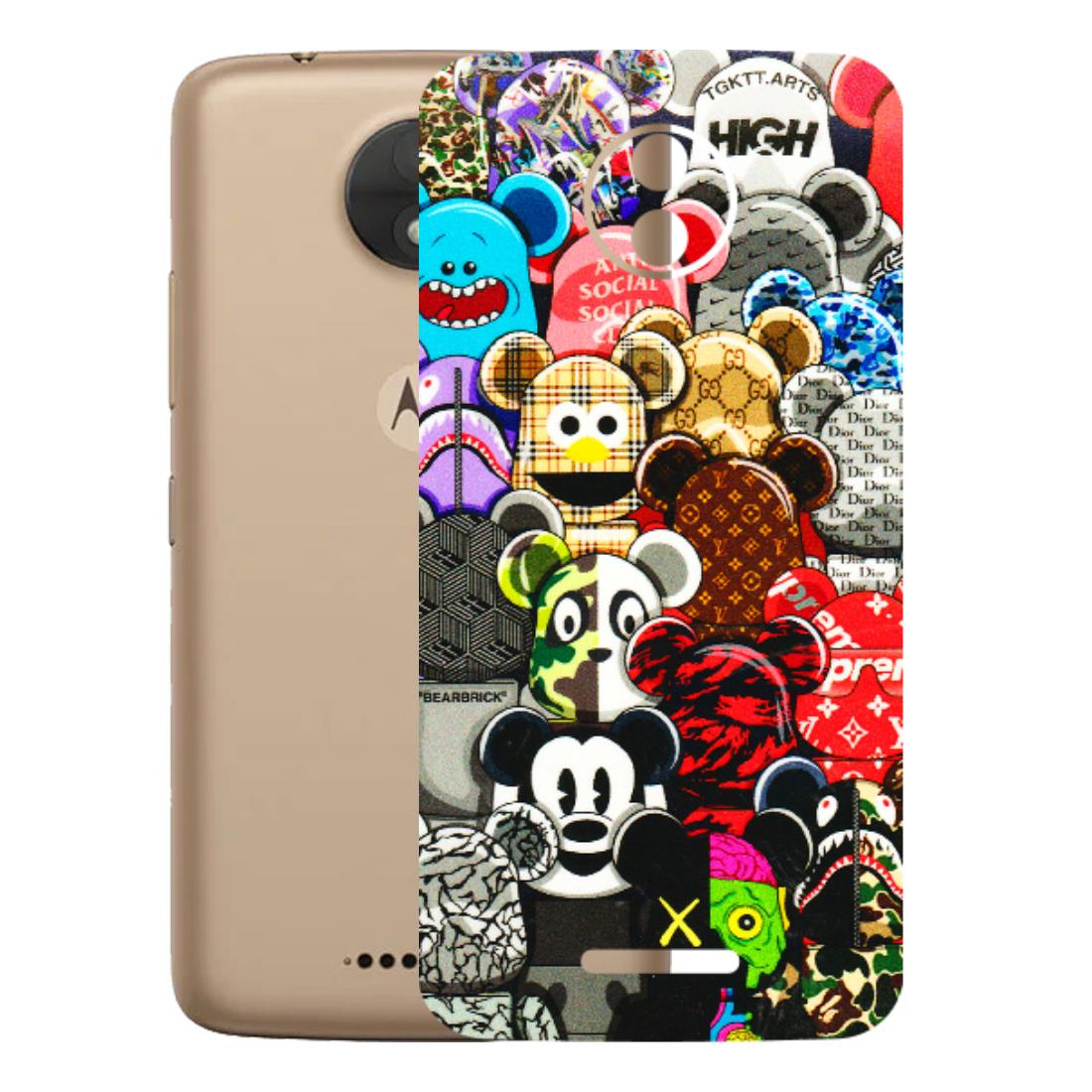 Motorola Phone Skins (All Models) - More Mickey Mouses - 3D Embossed Finish (L-118) Motorola Moto C