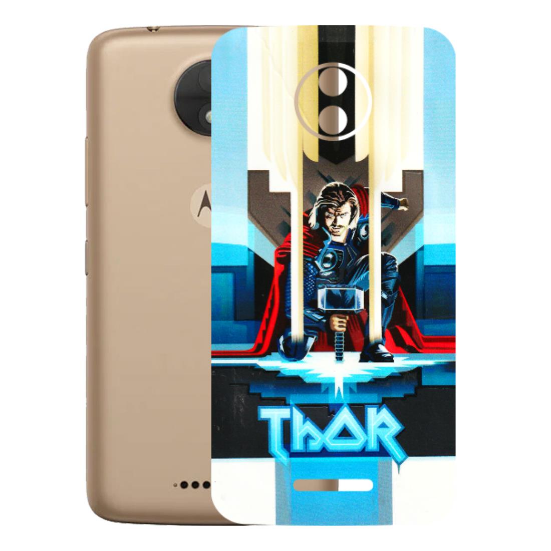 Motorola Phone Skins (All Models) - Thor - 3D Embossed Finish (L-137) Motorola Moto C