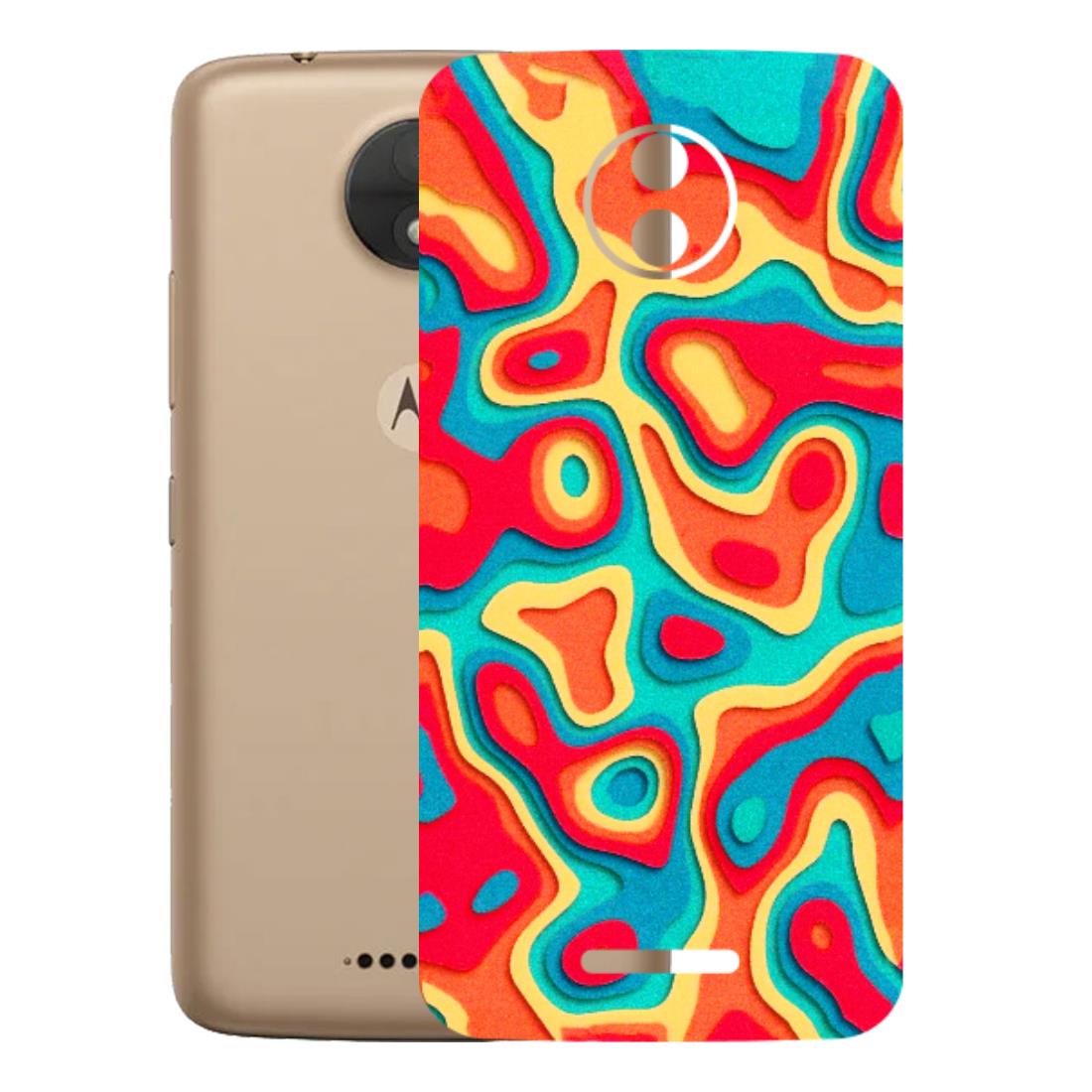 Motorola Phone Skins (All Models) - Abstract Swirl - 3D Embossed Finish (L-150) Motorola Moto C