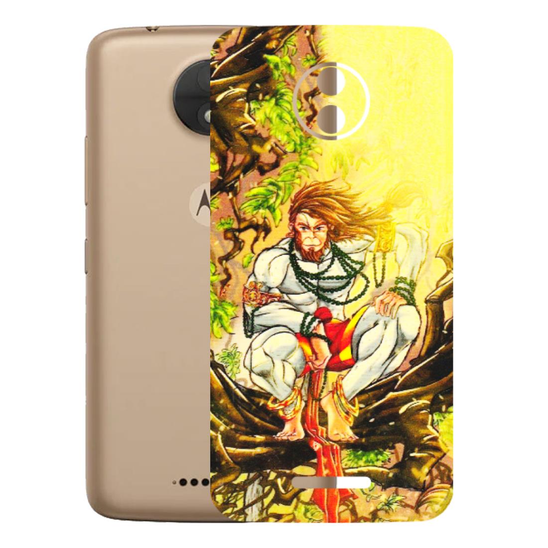 Motorola Phone Skins (All Models) - Lord Hanuman - 3D Embossed Finish (L-152) Motorola Moto C