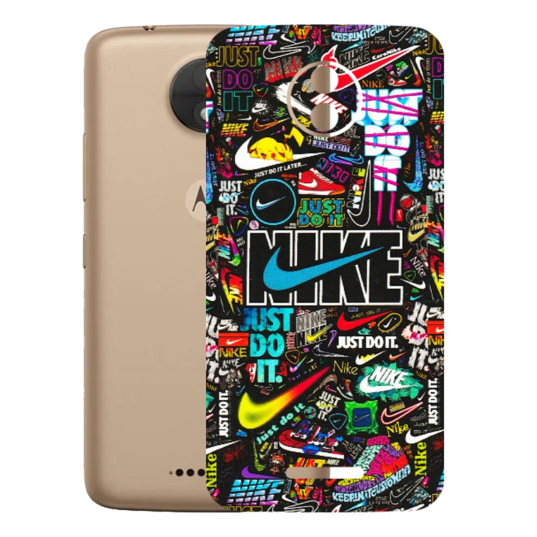 Motorola Phone Skins (All Models) - Just Do It Doodles - 3D Embossed Finish (L-166) Motorola Moto C