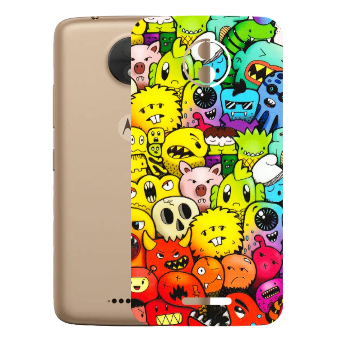 Motorola Phone Skins (All Models) - Angry Funkies - 3D Embossed Finish (L-169) Motorola Moto C