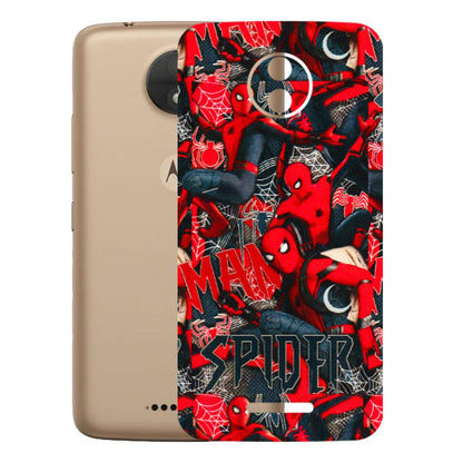 Motorola Phone Skins (All Models) - SpiderMan Cool - 3D Embossed Finish (L-188) Motorola Moto C
