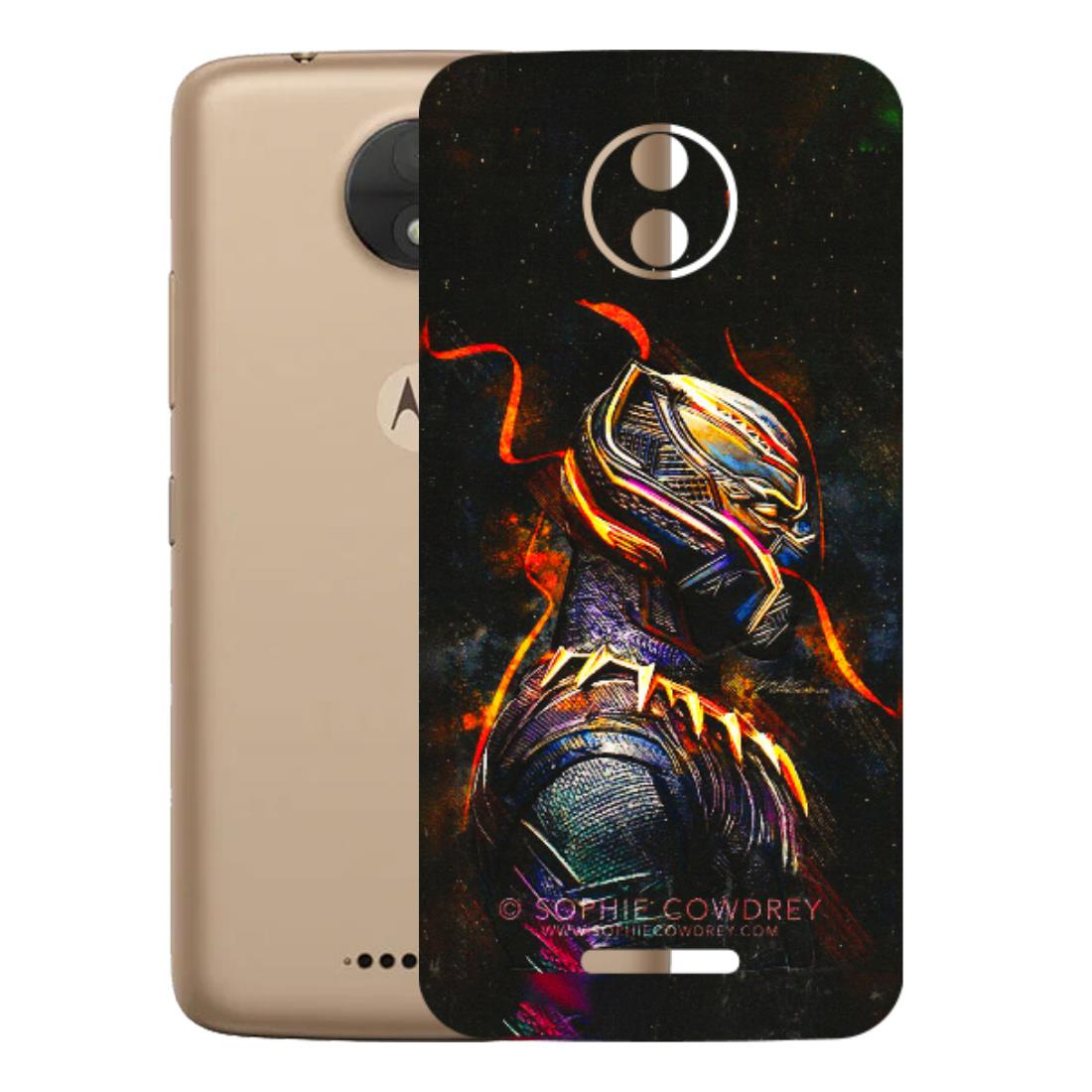 Motorola Phone Skins (All Models) - Black Panther - 3D Embossed Finish (L-190) Motorola Moto C