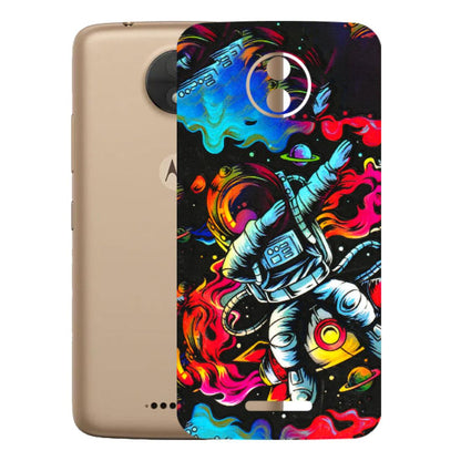 Motorola Phone Skins (All Models) - Astronaut Dope - 3D Embossed Finish (L-191) Motorola Moto C