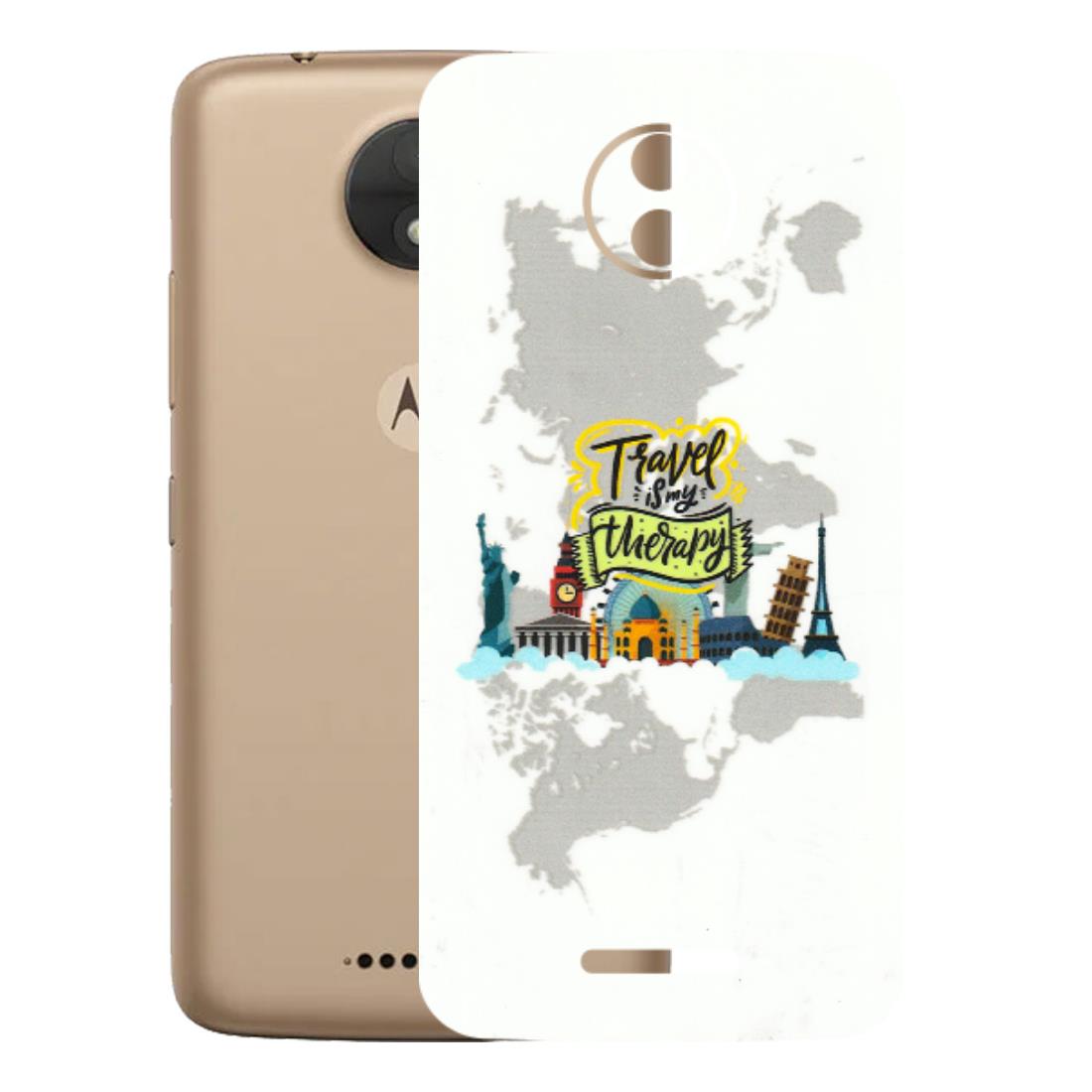 Motorola Phone Skins (All Models) - Travel Therapy - 3D Embossed Finish (L-199) Motorola Moto C