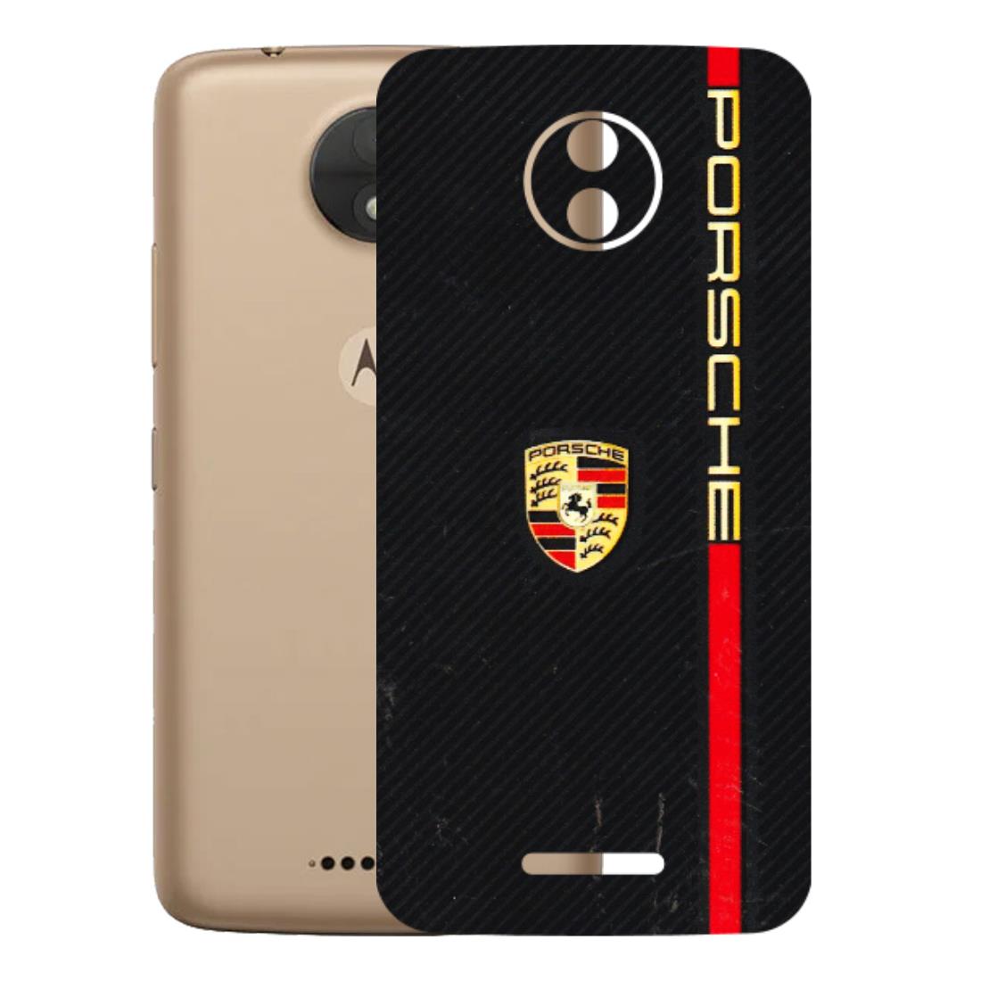 Motorola Phone Skins (All Models) - Premium Porsche - 3D Embossed Finish (L-225) Motorola Moto C